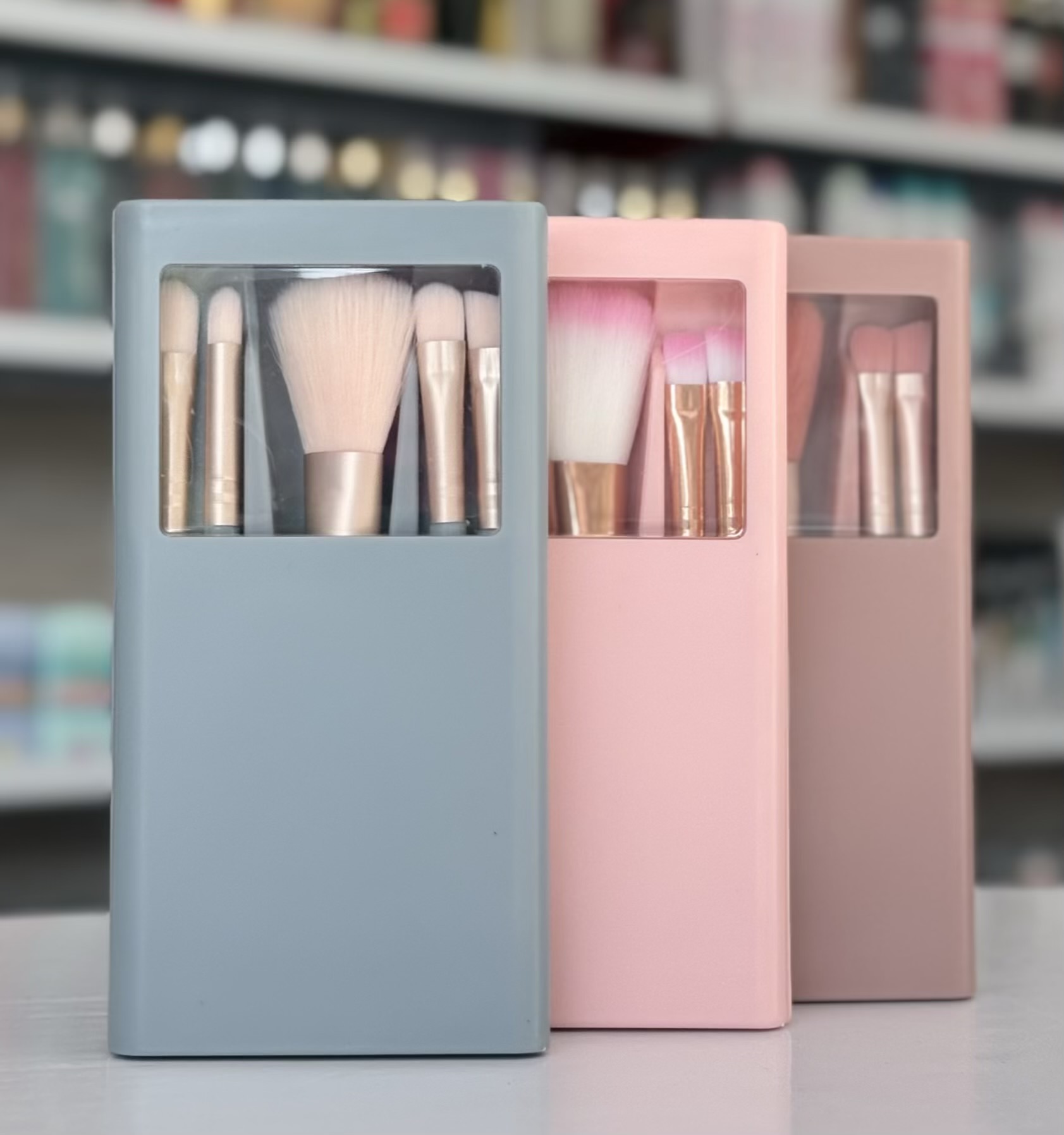 ست براش جعبه دار با آینه