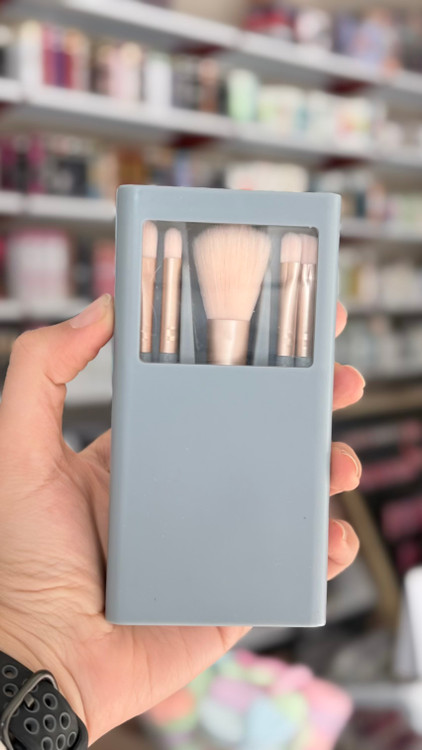 ست براش جعبه دار با آینه طوسی