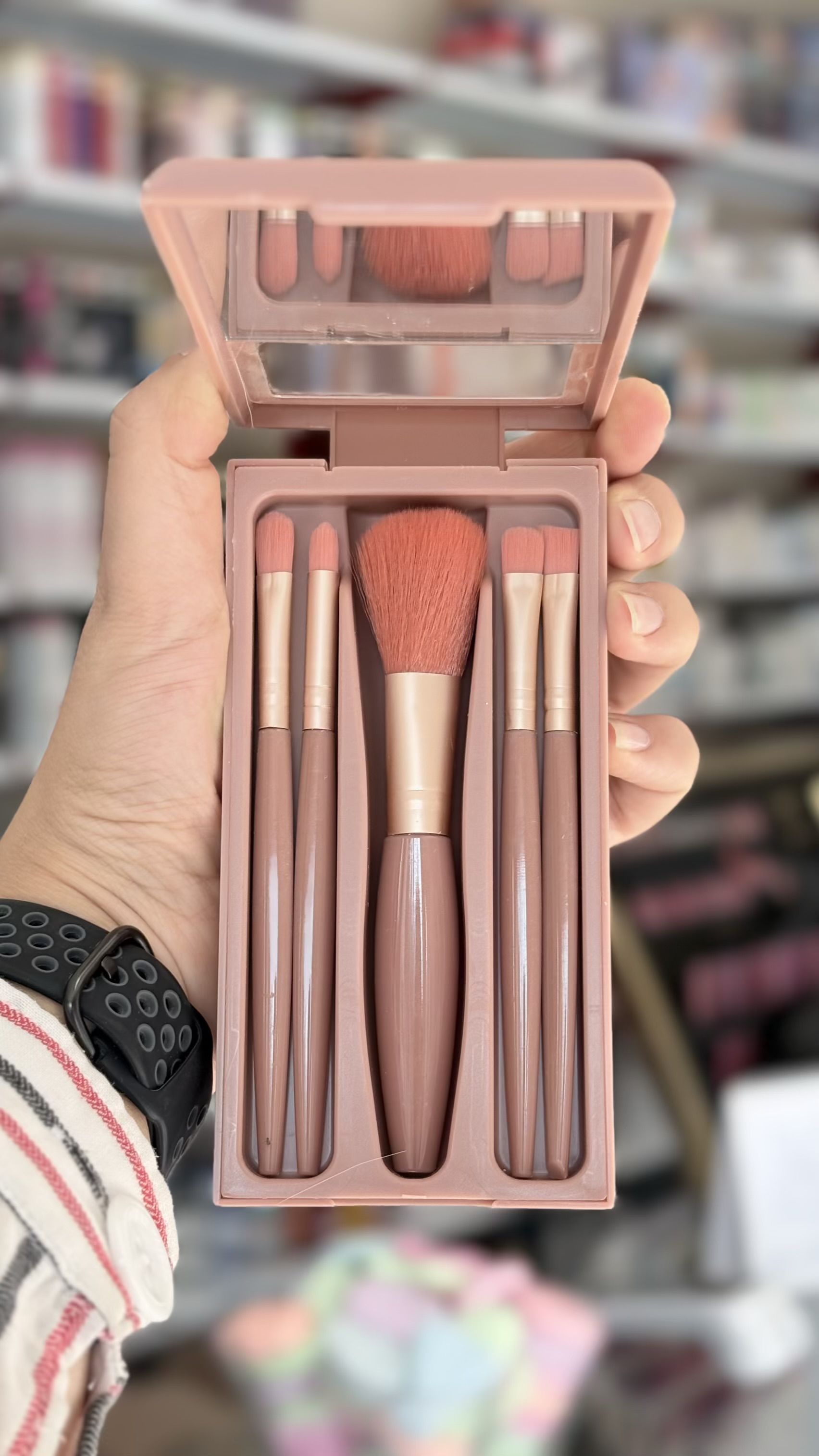 ست براش جعبه دار با آینه کالباسی