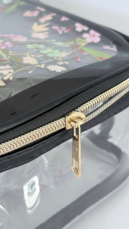 کیف لوازم آرایش سه تیکه خارجی مدل صندقی