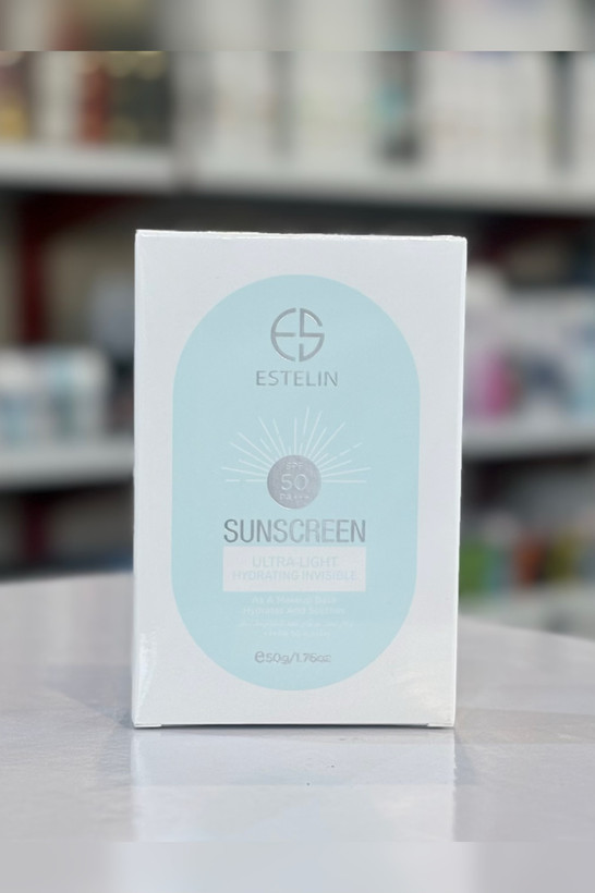 کرم ضد آفتاب بدون رنگ استلین 50 SPF حجم 50 میل