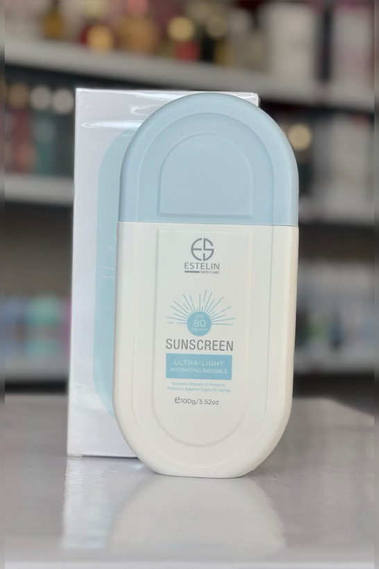 کرم ضدآفتاب بدون رنگ استلین spf 80 حجم 100 میل