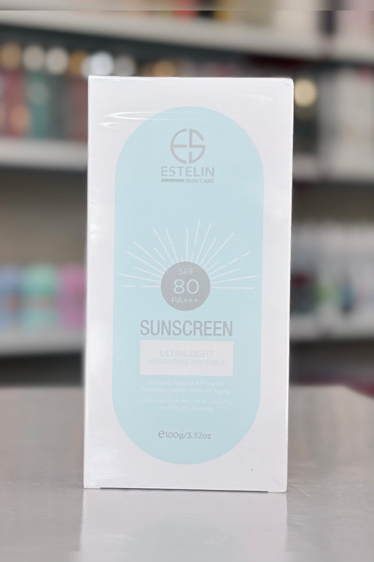 کرم ضدآفتاب بدون رنگ استلین spf 80 حجم 100 میل