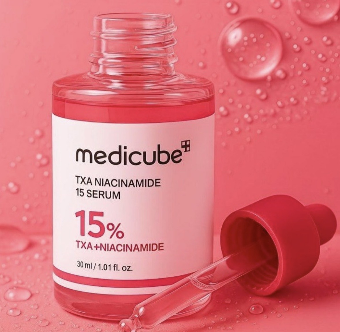 سرم نیاسینامید و ترانگزامیک 15% مدی کیوب 30ml