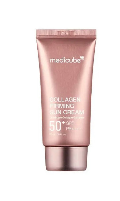 کرم ضد آفتاب کلاژن و روشن کننده مدی کیوب SPF50