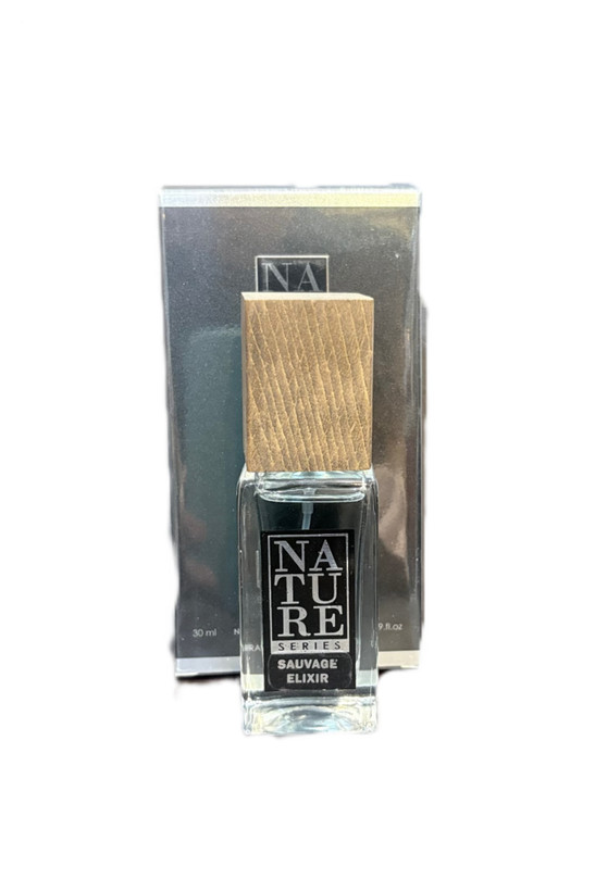 عطر ادکلن مردانه برند نیچر رایحه ساواج الکسیر (SAUVAGE ELIXIR) حجم 30 میلی لیتر