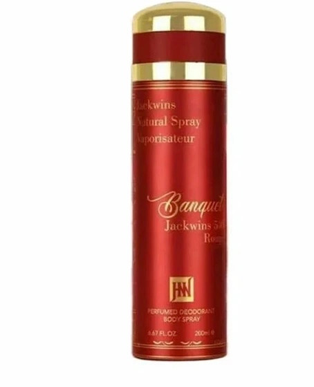 اسپری بدن زنانه باکارات رژ جانوین مدل Johnwin Banquet Jackwins Red Body Spray