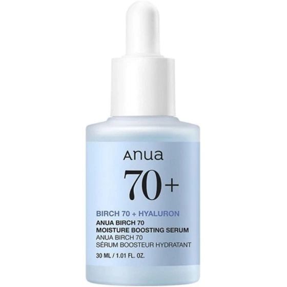 سرم آبرسان و مرطوب کننده 70% بیرچ و هیالورونیک آنوا | 30 میل