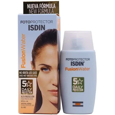 ضد آفتاب بدون رنگ فیوژن واتر ایزدین 50ml اصل