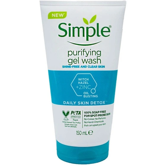 ژل شستشوی صورت پیورفایینگ (Purifying) پوست چرب سیمپل حجم 150 میل