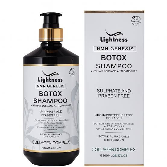 شامپو ضد شوره و ضد ریزش بوتاکس لایتنس Lightness حجم 800 میل