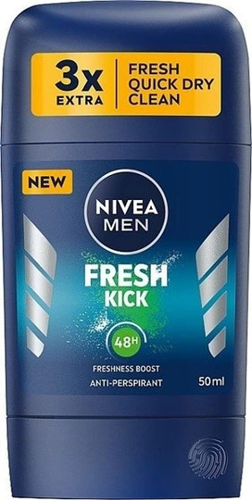 استیک ضد تعریق 48 ساعته مردانه نیوآ مدل Fresh Kick حجم 50 میلی لیتر