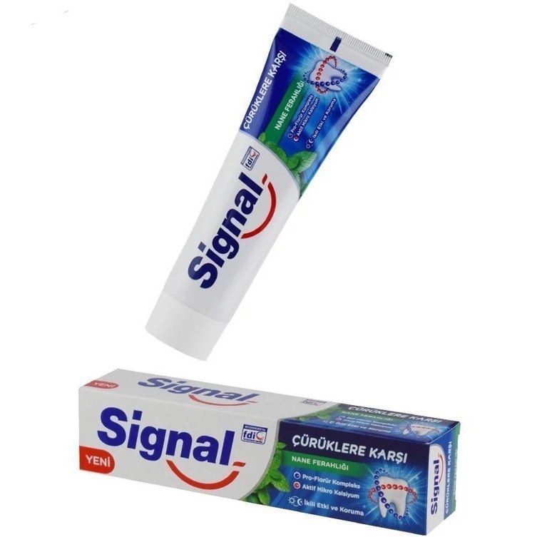 خمیردندان سیگنال signal ضد پوسیدگی تولید ترکیه حجم 100 میل