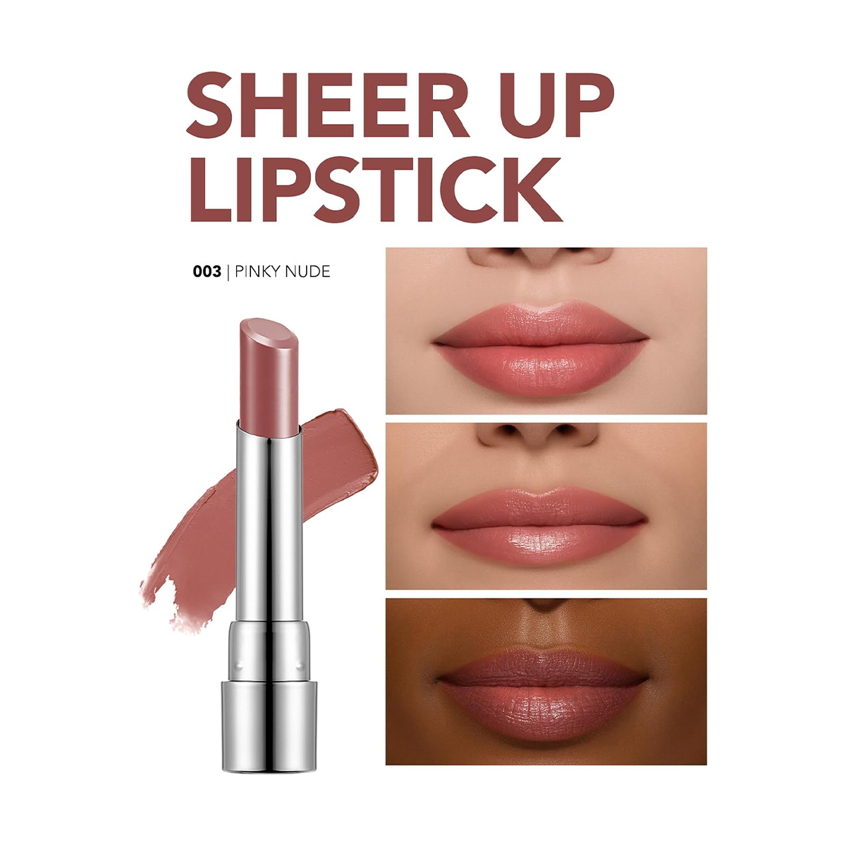 رژ لب جامد فلورمار مدل شیرآپ SHEER UP