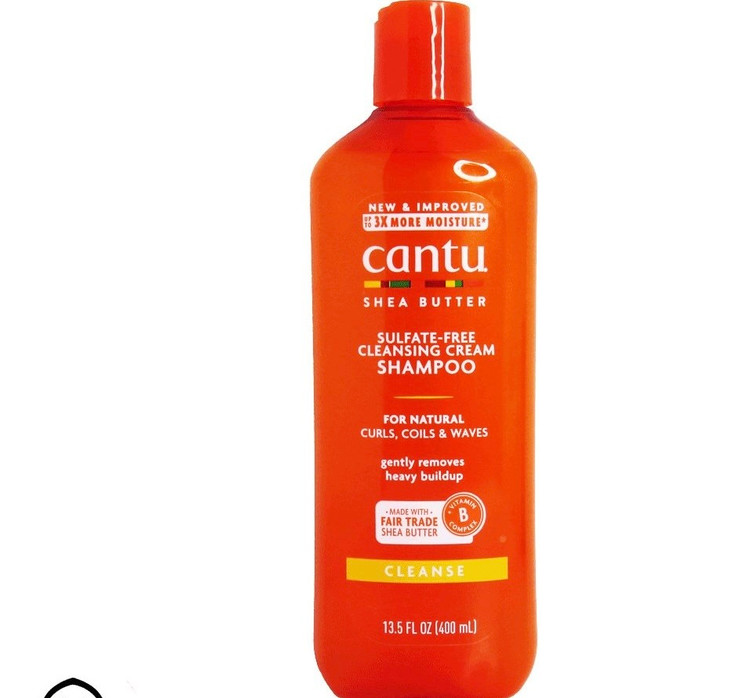شامپو مخصوص موهای فر و مجعد با رایحه شی باتر برند کنتو (cantu)
