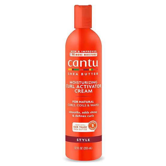 کرم اکتیویتور (فعال کننده) موی فر و مجعد با رایحه شی باتر برند کنتو (cantu)