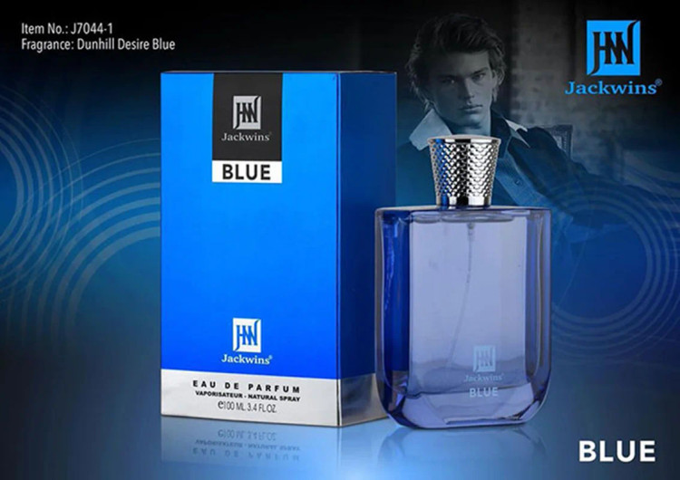 عطر ادکلن مردانه جانوین مدل بلو رایحه دانهیل دیزایر آبی
