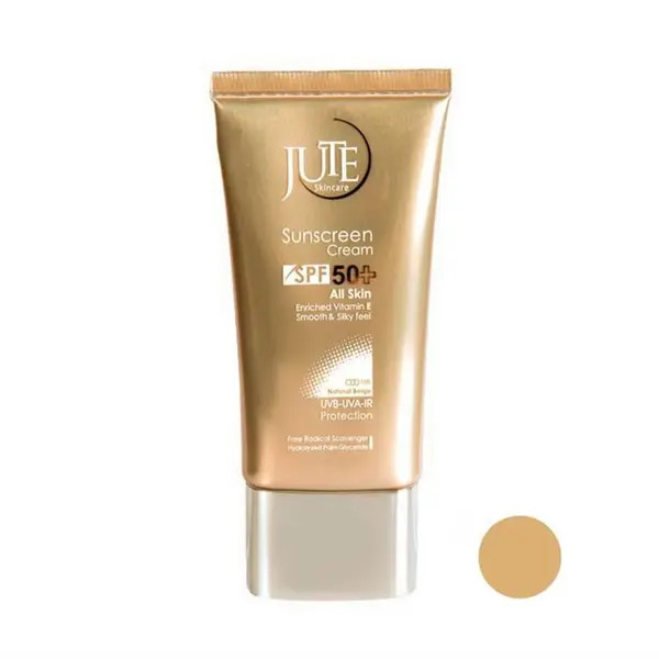 کرم صدآفتاب spf50 ژوت انواع پوست بژ طبیعی