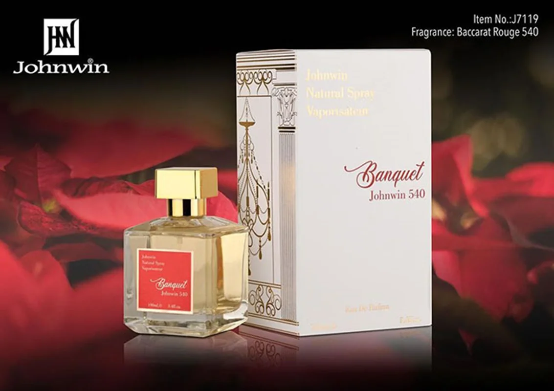 عطر ادکلن زنانه باکارات رژ 540 سفید برند جانوین 100 میل