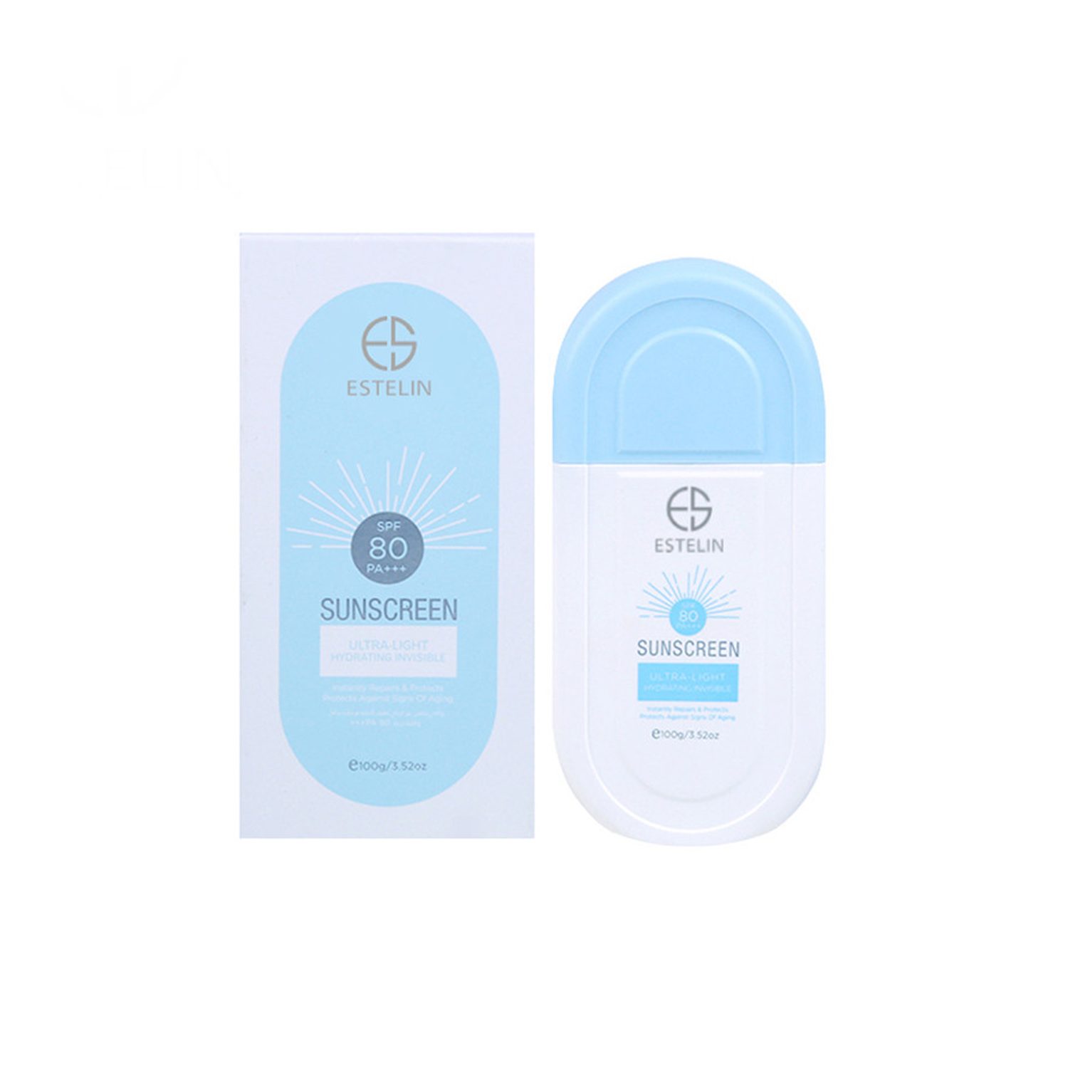 کرم ضدآفتاب بدون رنگ استلین spf 80 حجم 100 میل
