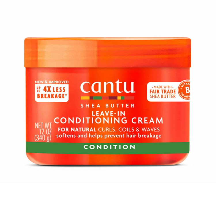 کرم نرمکننده بدون آبکشی موی فر شی باتر برند کنتو (cantu)