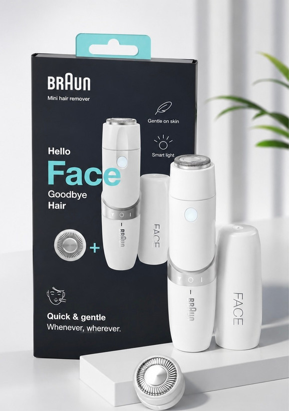 شیور ماتیکی صورت بانوان دارای سر یدک براون (BRAUn)